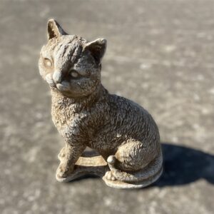 Statua gatto, statuetta in cemento e in pietra ,da giardino terrazza arredamento esterno