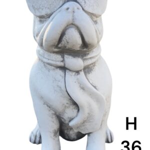 STATUA BULLDOG FRANCESE IN CEMENTO