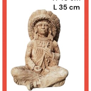 STATUA INDIANO ETNICA IN CEMENTO