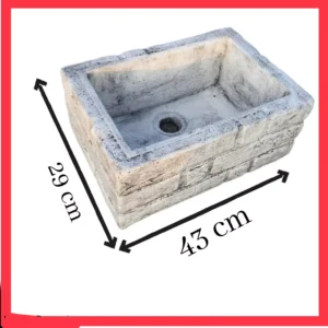 LAVANDINO LAVABO LAVELLO IN CEMENTO