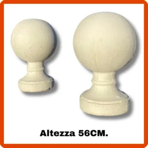 COPPIA DI SFERE IN CEMENTO