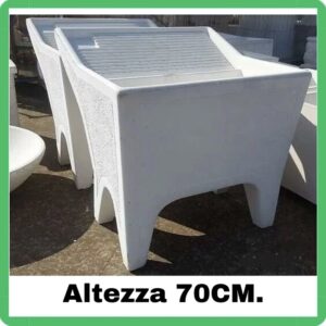 Lavandino lavello lavabo pilozzo  in cemento